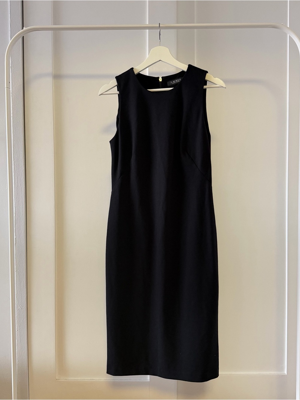 RALPH LAUREN | Black Sleeveless Midi Dress | Size 2